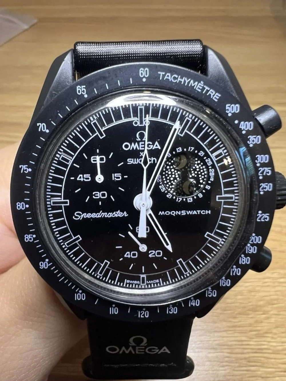 Swatch Omega Snoopy MoonSwatch Mission To The Moonphase New Moon
